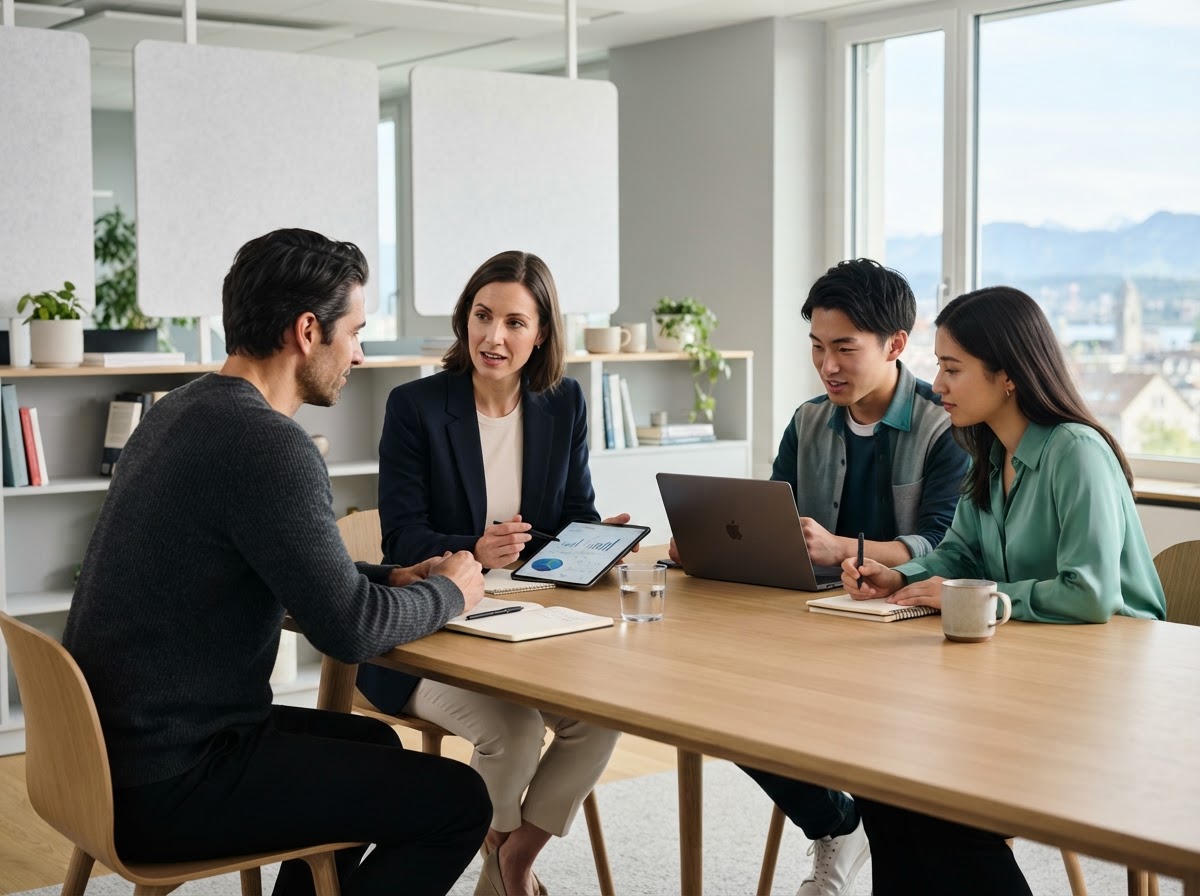 Künarvex Team bei der Arbeit an datenbasierten Analyseprozessen